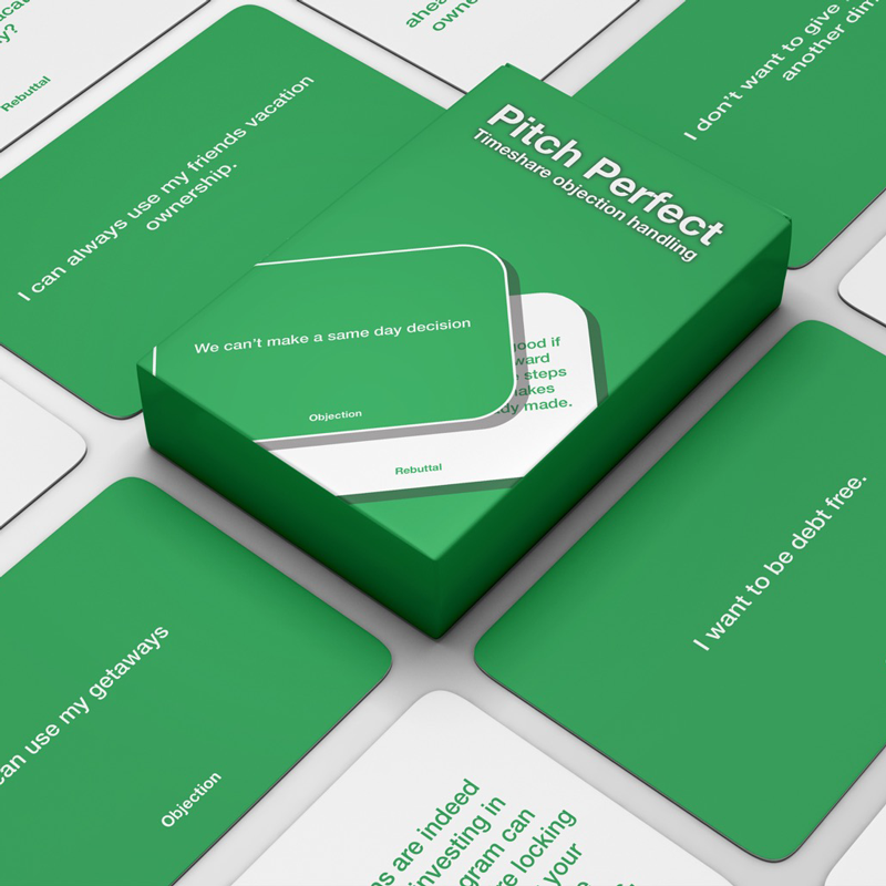 Pitch Perfect: Timeshare Objection Handling Card Game